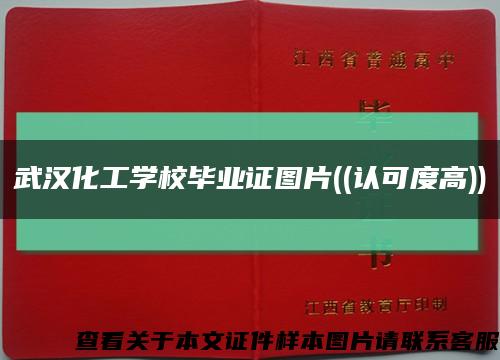 武汉化工学校毕业证图片((认可度高))缩略图