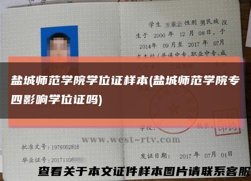 盐城师范学院学位证样本(盐城师范学院专四影响学位证吗)缩略图