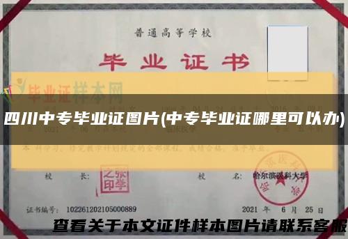 四川中专毕业证图片(中专毕业证哪里可以办)缩略图