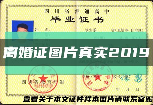 离婚证图片真实2019缩略图