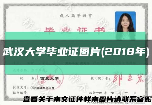 武汉大学毕业证图片(2018年)缩略图