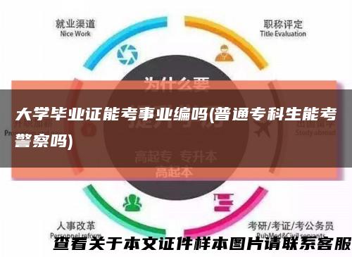 大学毕业证能考事业编吗(普通专科生能考警察吗)缩略图