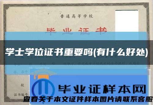 学士学位证书重要吗(有什么好处)缩略图