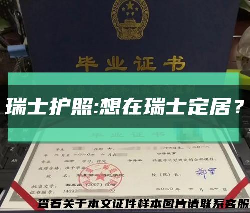 瑞士护照:想在瑞士定居？缩略图