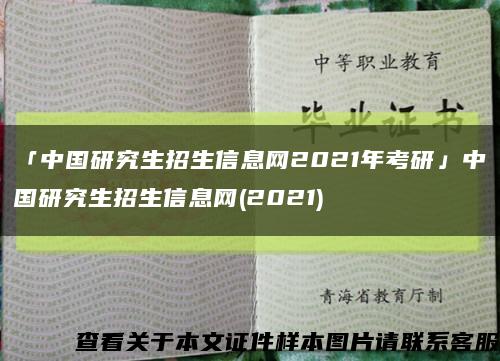 「中国研究生招生信息网2021年考研」中国研究生招生信息网(2021)缩略图