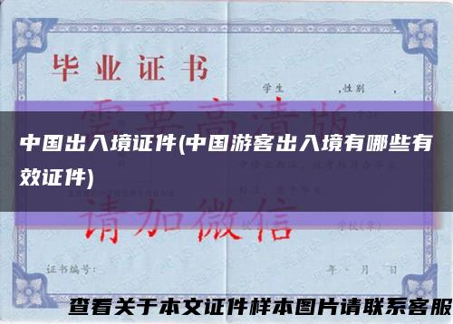 中国出入境证件(中国游客出入境有哪些有效证件)缩略图