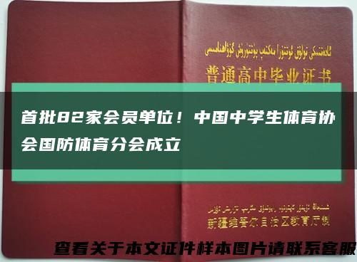 首批82家会员单位！中国中学生体育协会国防体育分会成立缩略图