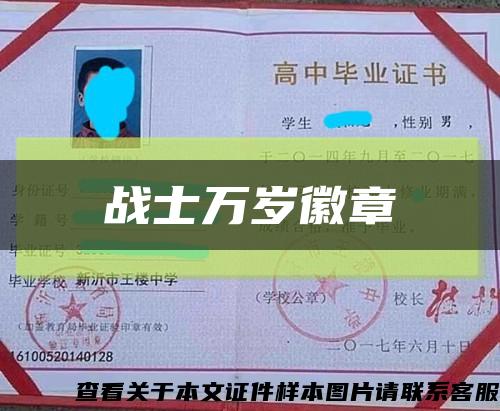 战士万岁徽章缩略图