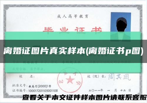 离婚证图片真实样本(离婚证书p图)缩略图