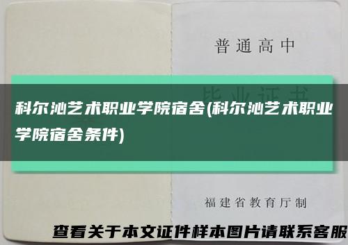 科尔沁艺术职业学院宿舍(科尔沁艺术职业学院宿舍条件)缩略图
