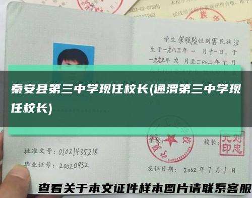 秦安县第三中学现任校长(通渭第三中学现任校长)缩略图