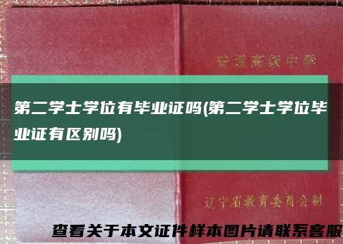 第二学士学位有毕业证吗(第二学士学位毕业证有区别吗)缩略图