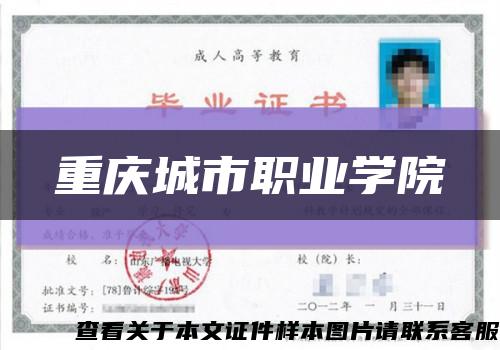 重庆城市职业学院缩略图