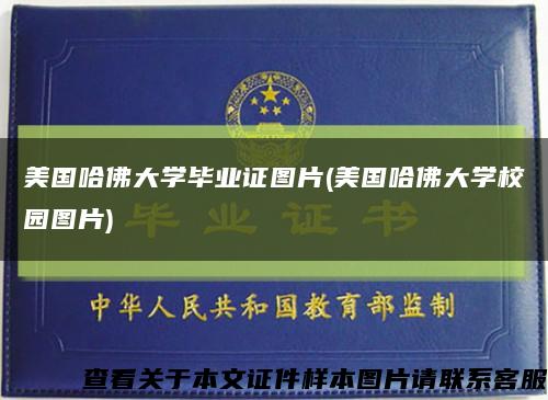 美国哈佛大学毕业证图片(美国哈佛大学校园图片)缩略图