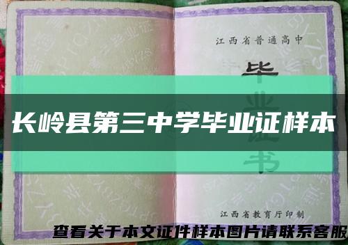 长岭县第三中学毕业证样本缩略图