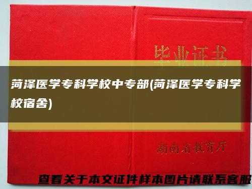 菏泽医学专科学校中专部(菏泽医学专科学校宿舍)缩略图
