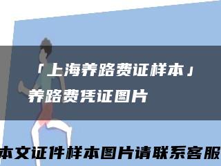 「上海养路费证样本」养路费凭证图片缩略图