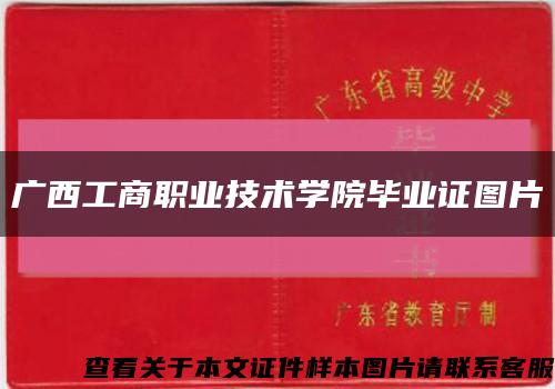 广西工商职业技术学院毕业证图片缩略图