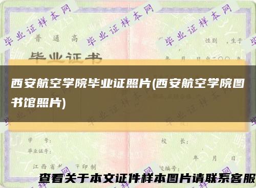 西安航空学院毕业证照片(西安航空学院图书馆照片)缩略图