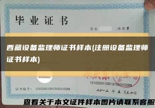 西藏设备监理师证书样本(注册设备监理师证书样本)缩略图