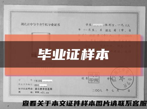 毕业证样本缩略图