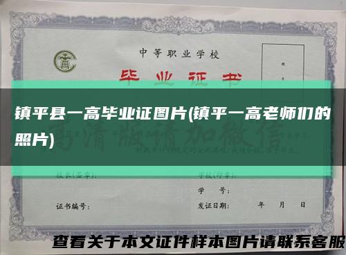 镇平县一高毕业证图片(镇平一高老师们的照片)缩略图