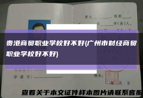 贵港商贸职业学校好不好(广州市财经商贸职业学校好不好)缩略图