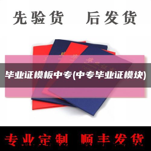 毕业证模板中专(中专毕业证模块)缩略图