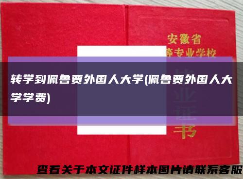 转学到佩鲁贾外国人大学(佩鲁贾外国人大学学费)缩略图