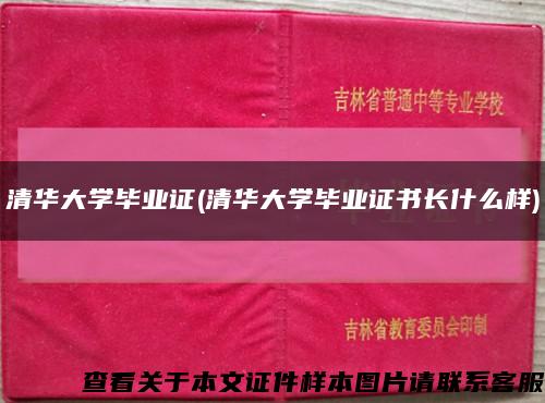 清华大学毕业证(清华大学毕业证书长什么样)缩略图