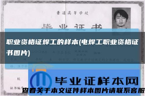 职业资格证焊工的样本(电焊工职业资格证书图片)缩略图