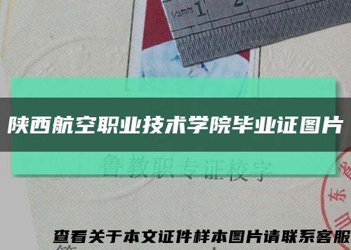 陕西航空职业技术学院毕业证图片缩略图