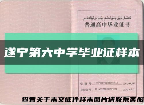 遂宁第六中学毕业证样本缩略图