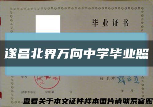 遂昌北界万向中学毕业照缩略图