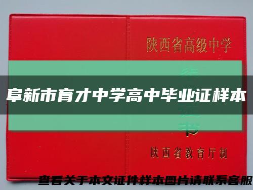 阜新市育才中学高中毕业证样本缩略图