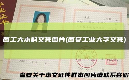 西工大本科文凭图片(西安工业大学文凭)缩略图