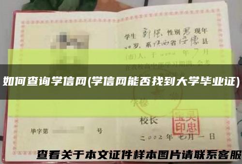 如何查询学信网(学信网能否找到大学毕业证)缩略图