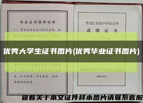 优秀大学生证书图片(优秀毕业证书图片)缩略图