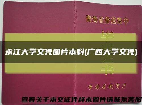 永江大学文凭图片本科(广西大学文凭)缩略图