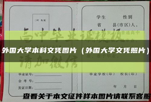 外国大学本科文凭图片（外国大学文凭照片）缩略图