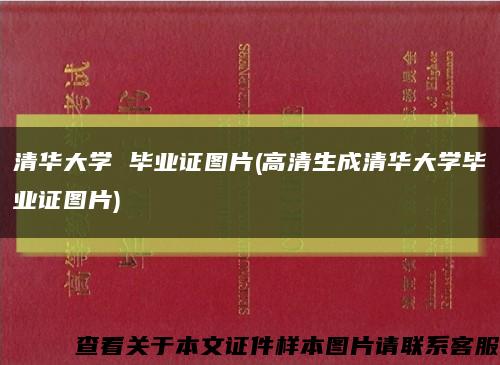 清华大学 毕业证图片(高清生成清华大学毕业证图片)缩略图