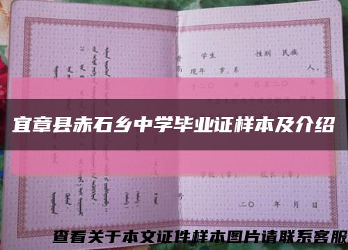 宜章县赤石乡中学毕业证样本及介绍缩略图