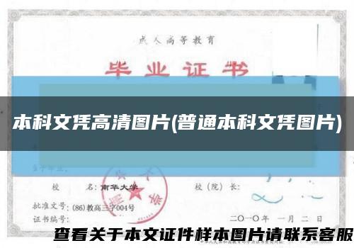 本科文凭高清图片(普通本科文凭图片)缩略图