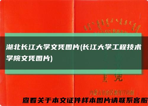 湖北长江大学文凭图片(长江大学工程技术学院文凭图片)缩略图
