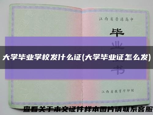 大学毕业学校发什么证(大学毕业证怎么发)缩略图