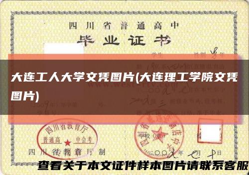 大连工人大学文凭图片(大连理工学院文凭图片)缩略图