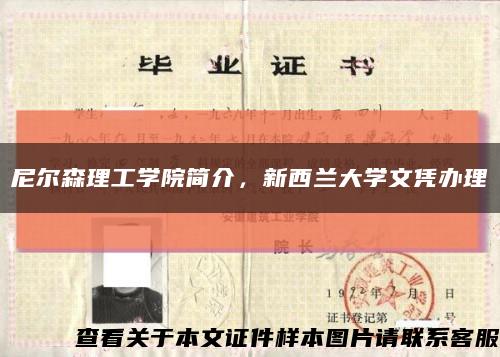 尼尔森理工学院简介，新西兰大学文凭办理缩略图