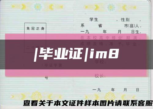 |毕业证|im8缩略图
