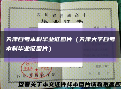 天津自考本科毕业证图片（天津大学自考本科毕业证图片）缩略图