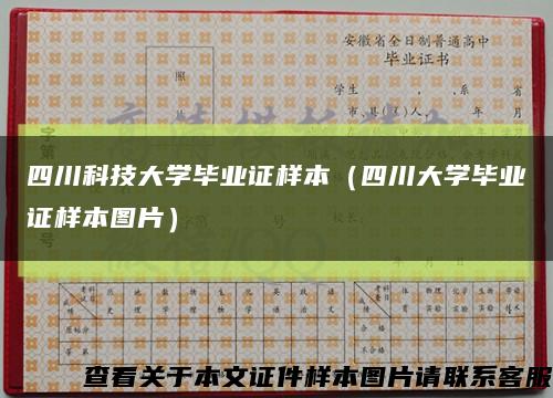 四川科技大学毕业证样本（四川大学毕业证样本图片）缩略图